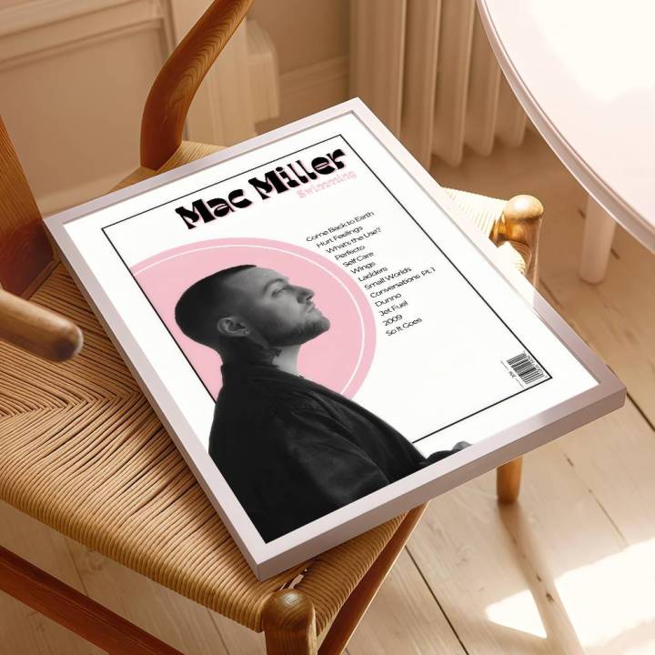 Mac Singer Singer M-Mac Circles MillerS ALBUM Classic Vintage Posters Sticky Retro ...