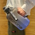 2 Liter Sports Water Bottle With Straw Large Capacity Fitness With Scale Gradient Kettle Outdoor Plastic Portable Water Bottle.