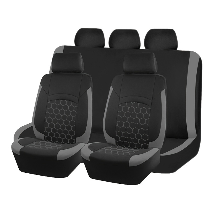 Universal Breathable and Durable 9-Piece All-Season Comfortable Soft Five-Seater Covers