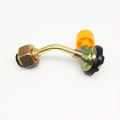 Europe Butane Cylinder Tank Refill Valve Charging Direct Adapter for Outdoor Camping Picnic Gas Cylinder Filling Accessory.