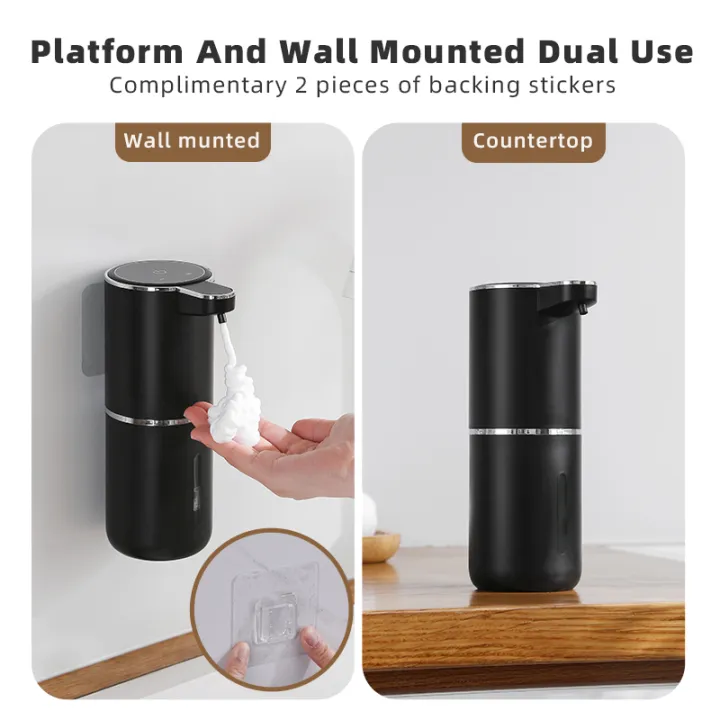 Automatic%20Soap%20Dispenser%20Touchless%20Foaming%20Soap%20Dispenser%20380ml%20USB%20Rechargeable%20Electric%204%20Level%20Adjustable%20Foam%20Soap%20Dispenser%20-%20Image%202