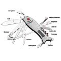 Funny fish shaped survival pocket knife camping knife for outdoor. 