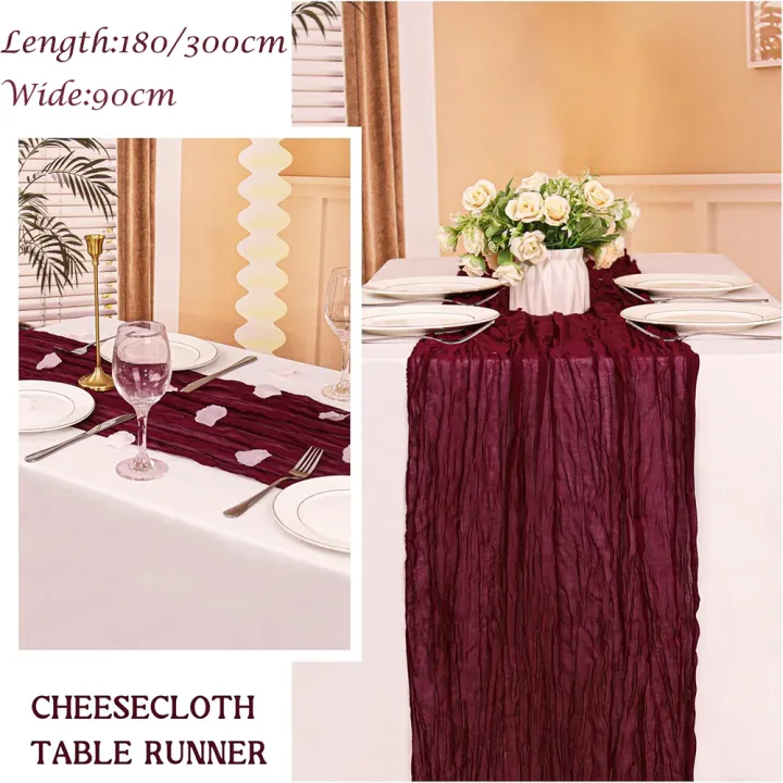 Burgundy%20Table%20Runner%20Cheesecloth%20Gauze%20Rustic%20Boho%20Cheese%20Cloth%20Table%20Runner%20Wedding%20Bridal%20Shower%20Birthday%20Party%20Decorations%20-%20Image%205
