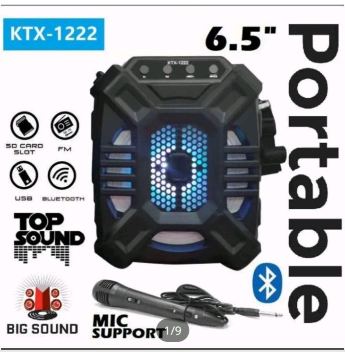 GTS 1222 speaker, Wireless speaker, Bluetooth speaker, PORTABLE speaker