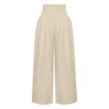 Plus Size New Women's Casual Pants with Casual Style Cotton Hemp Comfortable Mid Waist Pants for Women. 