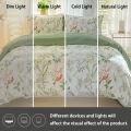 3pcs/set Leaf Floral Pattern Duvet Cover Set(1 Duvet Cover & 2 Pillowcase)Soft And Skin-Friendly Duvet Cover Bedding Set For.