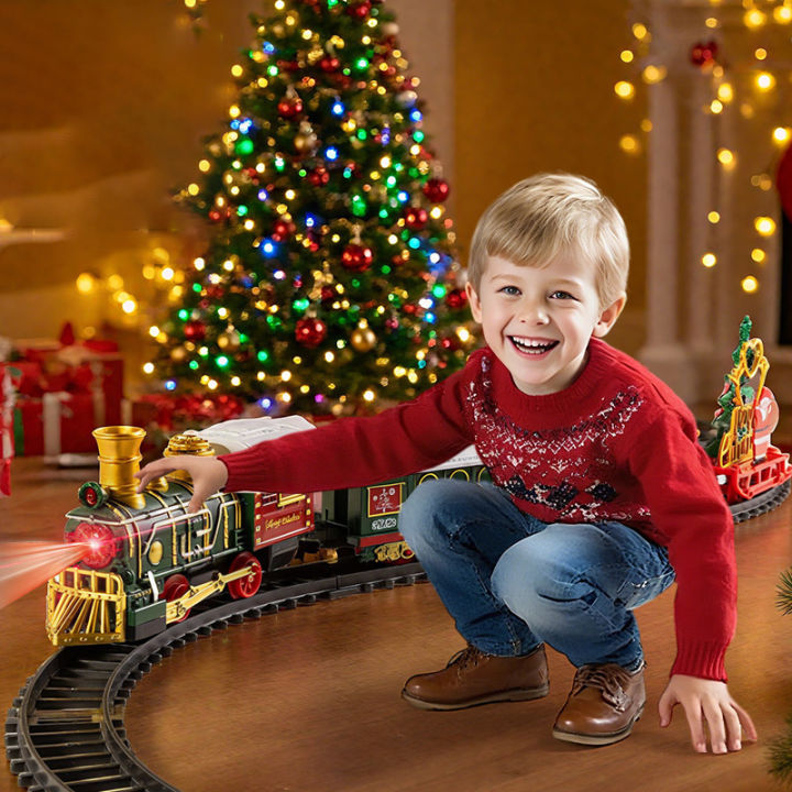 Electric%20Train%20Toy%20Christmas%20Train%20Engine%20Railway%20Music%20Santa%20Claus%20Snowman%20Track%20Set%20Decor%20Model%20Party%20Toys%20For%20Children%20Gift%20-%20Image%203