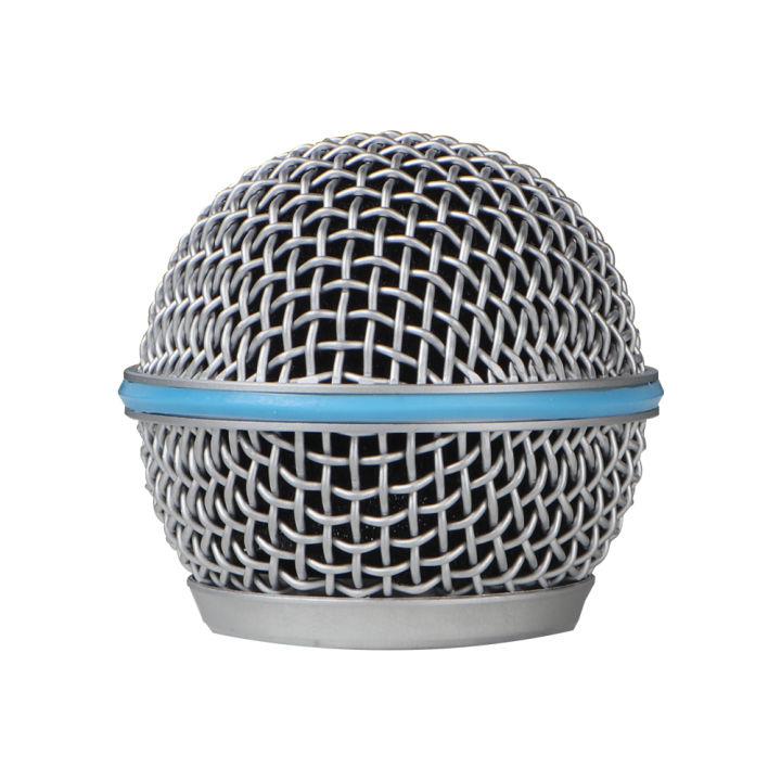 Mesh%20Ball%20Head%20Wired%20Wireless%20Microphone%20Grille%20Microphone%20Replacement%20Head%20Steel%20Shure%20SM58%20Beta%2058A%20-%20Image%204