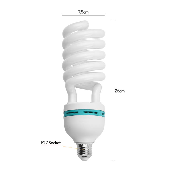 Andoer%20Spiral%20Fluorescent%20Light%20Bulb%20135W%205500K%20Daylight%20CRI90%20E27%20Socket%20Energy%20Saving%20for%20Studio%20Photography%20Video%20Lighting%20-%20Image%202
