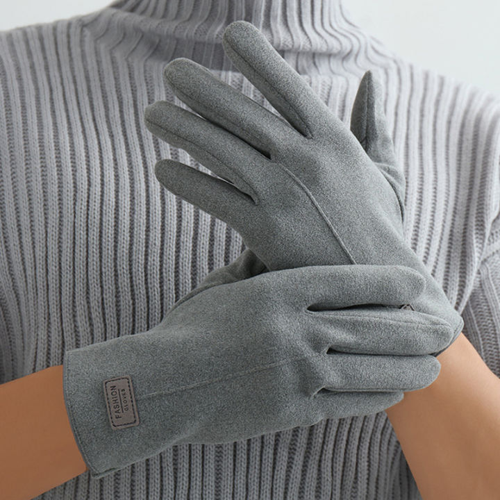 Winter%20Keep%20Warm%20Touch%20Screen%20Plus%20Velvet%20Inside%20Suede%20Mens%20Gloves%20Fashion%20Simple%20Solid%20Thicken%20Man%20Outdoor%20Cycling%20Drive%20-%20Image%207