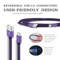 USB A to Type C Fast Nylon Braided Cables Wire Charger Cable For Android Phone Charger Cable Accessories.