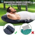 Outdoor Camping Inflatable Mattress Sleeping Pad With Pillows Ultralight Air Mat Built In Inflator Pump Hiking.