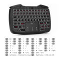 Rii RK707 2.4GHz Wireless Portable Game Controller Keyboard Mouse Combo Turbo Function for PC/Raspberry pi2/Android TV Google/TV. 