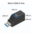 USB 3.0 HUB Adapter Extender Mini Splitter Box 1 to 3 Ports High Speed USB 2.0 For PC Laptop U Disk Card Reader. 