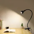 USB LED Reading Book Light Table Lamp Flexible Night Lights For Bedroom Bedside LED Desk Lamp With Clip Holder Luminaria. 