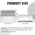 Professional Replacement Clipper Blades 2 Holes Adjustable Hair Clippers Blades Compatible with WAHL Cordless Hairdressing Tools. 