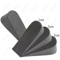 Hard PU Leather Height Increase Insole Sneakers Heel Insert Heighten Half Insoles 1-3cm Shoe Pads Insoles for Unisex. 