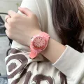 Kids Exam Watch Girls Boys Elementary School Waterproof Imitation Drop Macaron Little Fresh Sport Jelly Candy Color. 