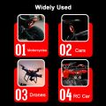 1Pc Universal Led Aircraft Strobe Lights Motorcycle Anti Collision Warning Light with USB Charging 7Colors Turn Signal Indicator. 