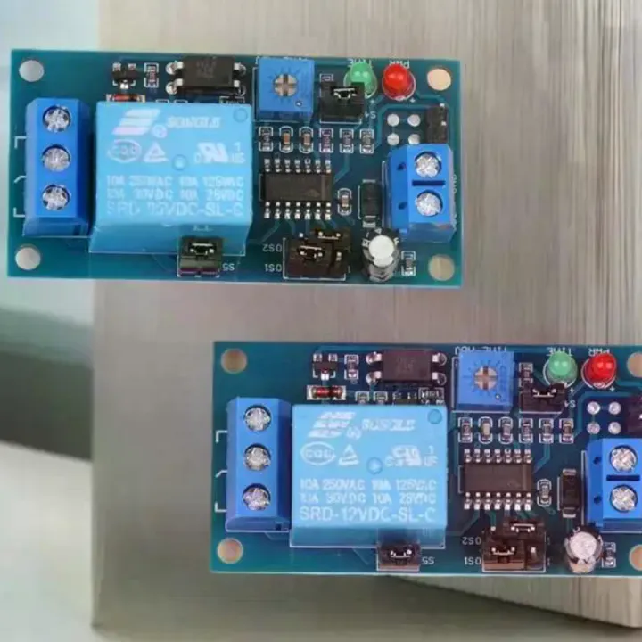 Adjustable Time Delay Relay Module 5V/12V DC Turn On /Delay Turn Off ...