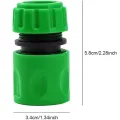 Garden Watering Hose ABS Quick Connector 1/2” End Double Male Hose Coupling Joint Adapter Extender Set For Hose Pipe Tube. 