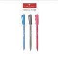 Faber ball pen-Castell nx23 head size 0.7mm. 