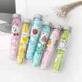 Travel Bath Flakes Portable Flower Hand Soap Mini Bottled Hands Washing Soap Tablets-Multicolor. 
