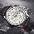 PAGANI DESIGN New PD-3306 Chronograph Men Watch Top Brand Classic Leather Waterproof Quartz Wristwatch for Man  Reloj Hombre. 