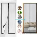 Magnetic Anti-Mosquito Net Anti Bug Fly Mouse Door and Window Screens No Punching Required Automatic Closing Curtains. 