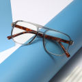 Korean Style Reading Glasses Anti Blue Light Pilot Double Beam Presbyopia Eyeglasses Big Frame Hyperopia Eyewear Unisex +1to+4.0. 