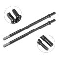 Steel Capra F9 Portal Stub Axle Universal Joint Driveshaft Straight Shaft Overdrive Gear for 1/10 RC Rigs Crawler UTB10 Upgrade.
