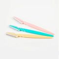Mix Color Eyebrow Razor Women Face And Body Safe Trimmer Hair Shaver Eye Brow Remover With Cover Small Makeup Tools Set.
