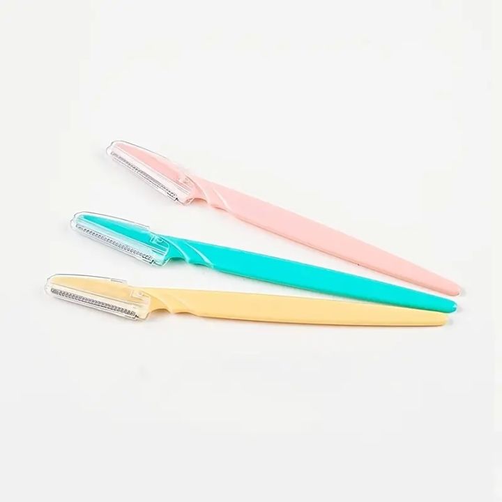 Mix%20Color%20Eyebrow%20Razor%20Women%20Face%20And%20Body%20Safe%20Trimmer%20Hair%20Shaver%20Eye%20Brow%20Remover%20With%20Cover%20Small%20Makeup%20Tools%20Set%20-%20Image%203