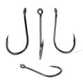2packs LS-9937 Fishing Hooks Set Carbon Steel Jip Single Circle Fishhook Fly Fishing Barbed Carp Hooks Sea Fish Accessories.