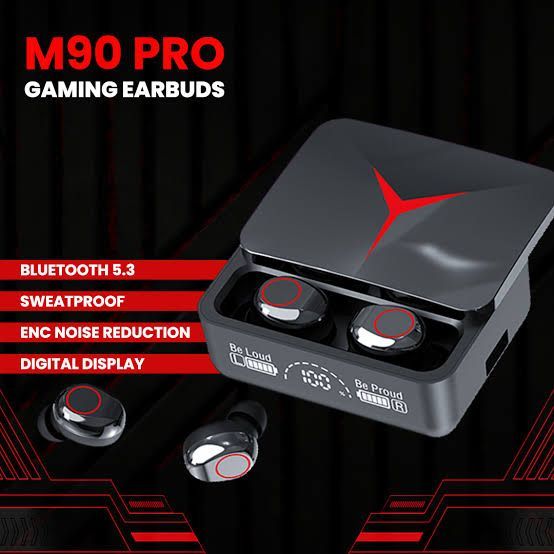 M90 Pro TWS Bluetooth Earbuds