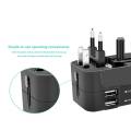 Universal Travel Plug Adapter 2 USB Port World Travel AC Power Charger Adapter AU US UK EU Converter Adapter USB Charger New. 
