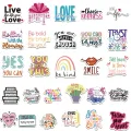 52pcs Inspirational Quote Stickers Pack Positive Decals for Water Bottle Laptop Phone Skateboard Helmet Gifts for Teens Kids. 
