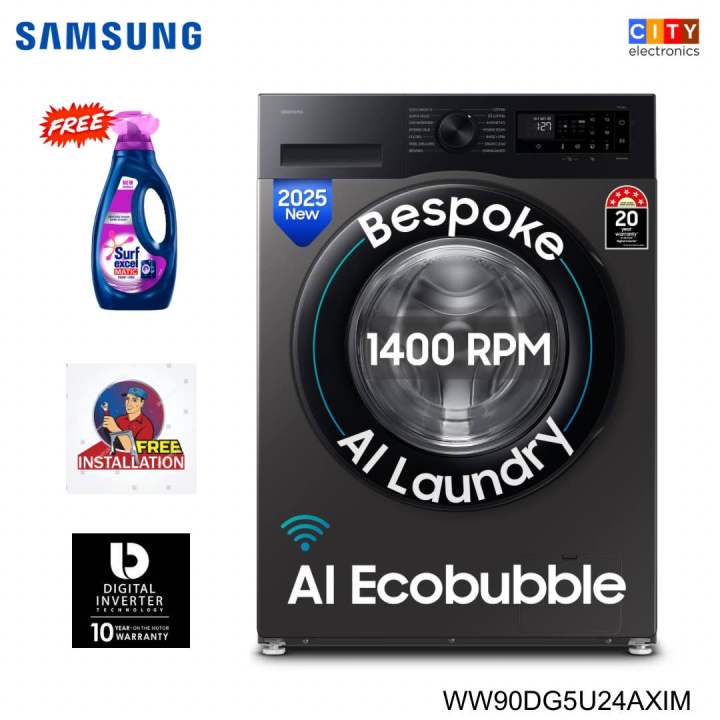 SAMSUNG%209%20Kg%20Washing%20Machine%20With%20AI%20Eco%20Bubble%20WiFi%20Embedded%20&amp;%20Smart%20Thing%20Connectivity%20WW90DG5U24AXIM%20-%20Image%202