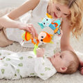 Baby Rattles Soft Stuffed Animal Rattle Hand Grip Baby Toys Shaker Crinkle Squeaky Sensory Travel Accessories for Toddler Gifts. 