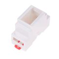 Electronics Box DIN Rail PLC Junction Box Plastic Electronics Box Project Case 88x37x59mm 35-Rail Mounting Instrument Housing.