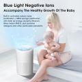Air Purifier Smoke Odor Negative Ion Generator Household HEPA Air Purifier Efficient Purifying Air Formaldehyde for Car and Room.