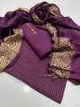 jacquard sussi 3 piece new khaddi style with motra lining shalwar. 