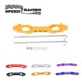 14CM/19CM Battery Hold Down Set, Car Racing Battery Tie Down Bracket Holder Lock Mount with J Bolts.