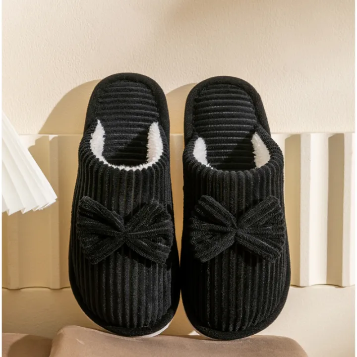 Fashion%20Women's%20Bow%20Slippers%20Fall/Winter%20Indoor%20Bedroom%20Floor%20Lightweight%20and%20Comfortable&Soft%20Warm%20Slippers%20for%20Home%20-%20Image%206