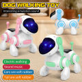 Smart Interactive Robotic Dog Simulated Walking Light Sound Music Children's Educational Crawling, Singing and Interactive New.