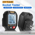HYTAIS Digital Socket Tester Battery Power Smart Detector Large Backlit EU US UK Plug Ground Live Zero Line Polarity Phase Check. 