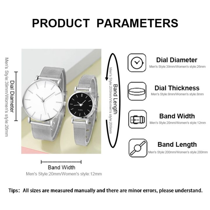 2pcs%20Stainless%20Steel%20Quartz%20Watches%20For%20Women%20Men%20Leisure%20Fashion%20Golden%20Ladies%20Clock%20Wristwatch%20-%20Image%206