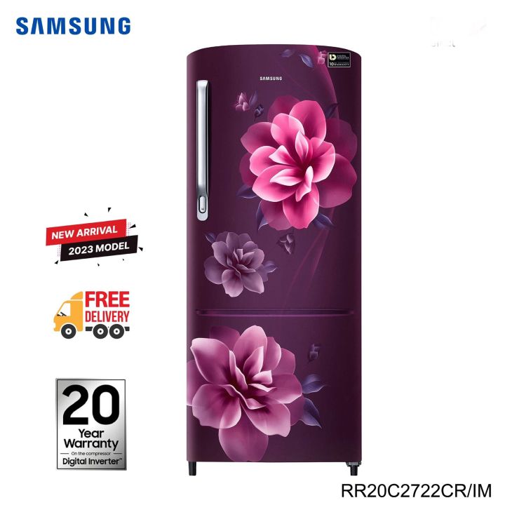 SAMSUNG RR20C2722CU/IM - 192 Litres Direct Cooling Single Door Refrigerator 2020 (Camellia Purple)