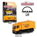 (Outside pack), steel car model, majotte, Hong Kong garbage car, man TGS brand, 100% genuine copyright, can be opened as steel.. 
