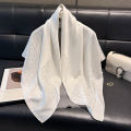 2025 Latest Spring and Autumn Women's Fashion Hijab Silky Muslim Square Sun Protection Shawl Luxury Brand Soft Female Scarf.